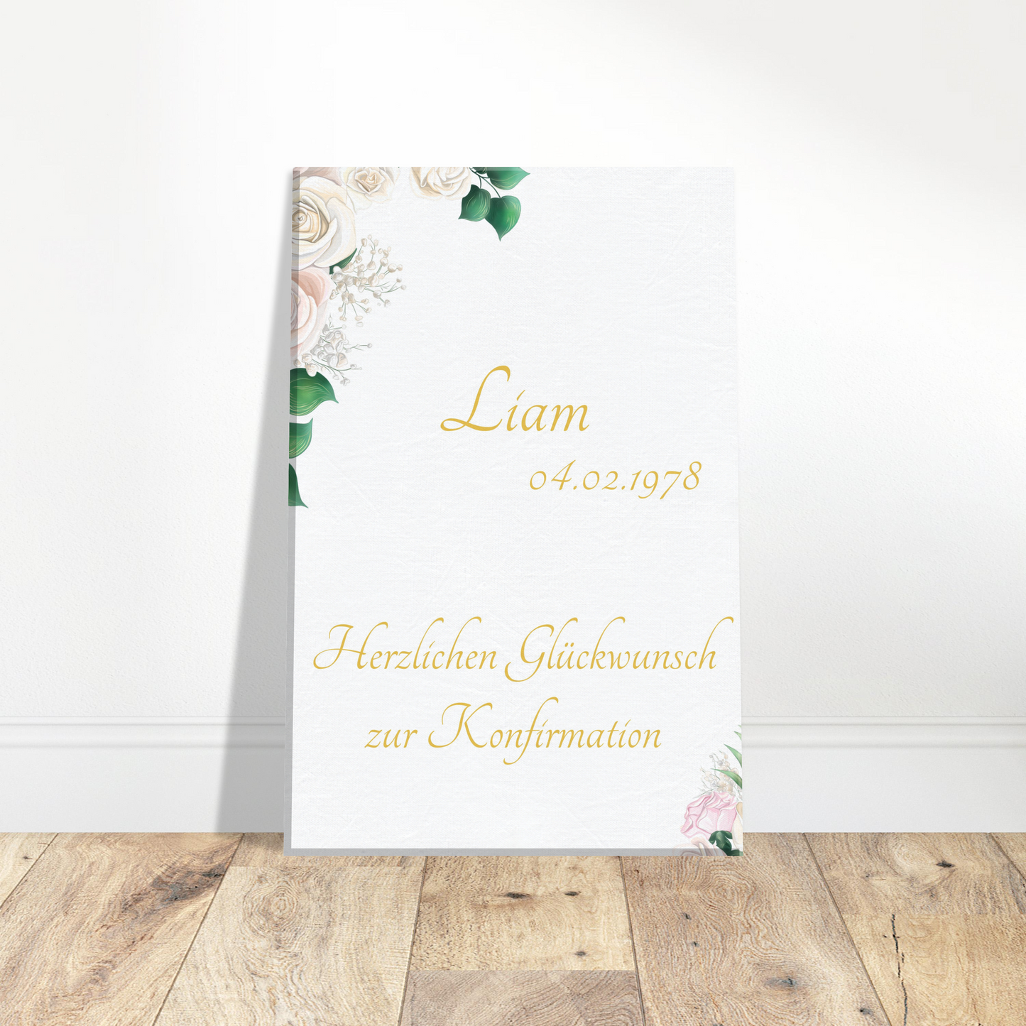 Liam Leinwand zur Konfirmation