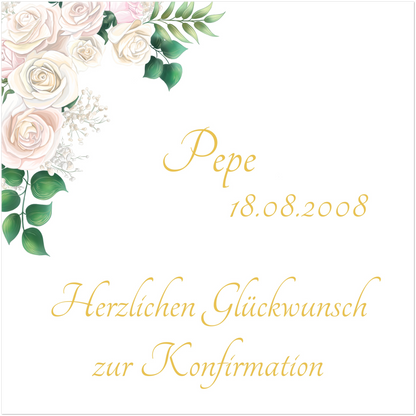 Pepe Poster zur Konfirmation