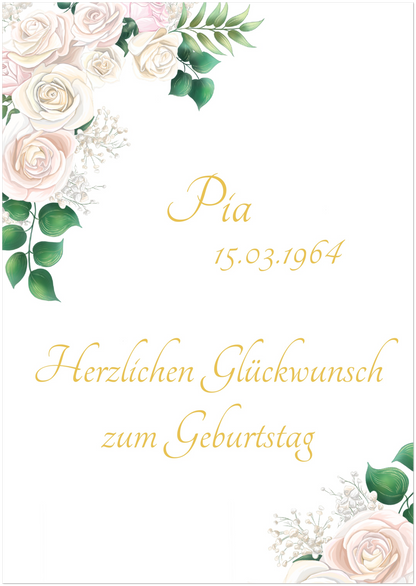 Pia Poster zum Geburtstag